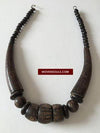 382 Antique Mizo Tribal Necklace #2 - Rare-WOVENSOULS-Antique-Vintage-Textiles-Art-Decor