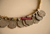 384 Vintage Garo Tribe Necklace with Coins-WOVENSOULS-Antique-Vintage-Textiles-Art-Decor