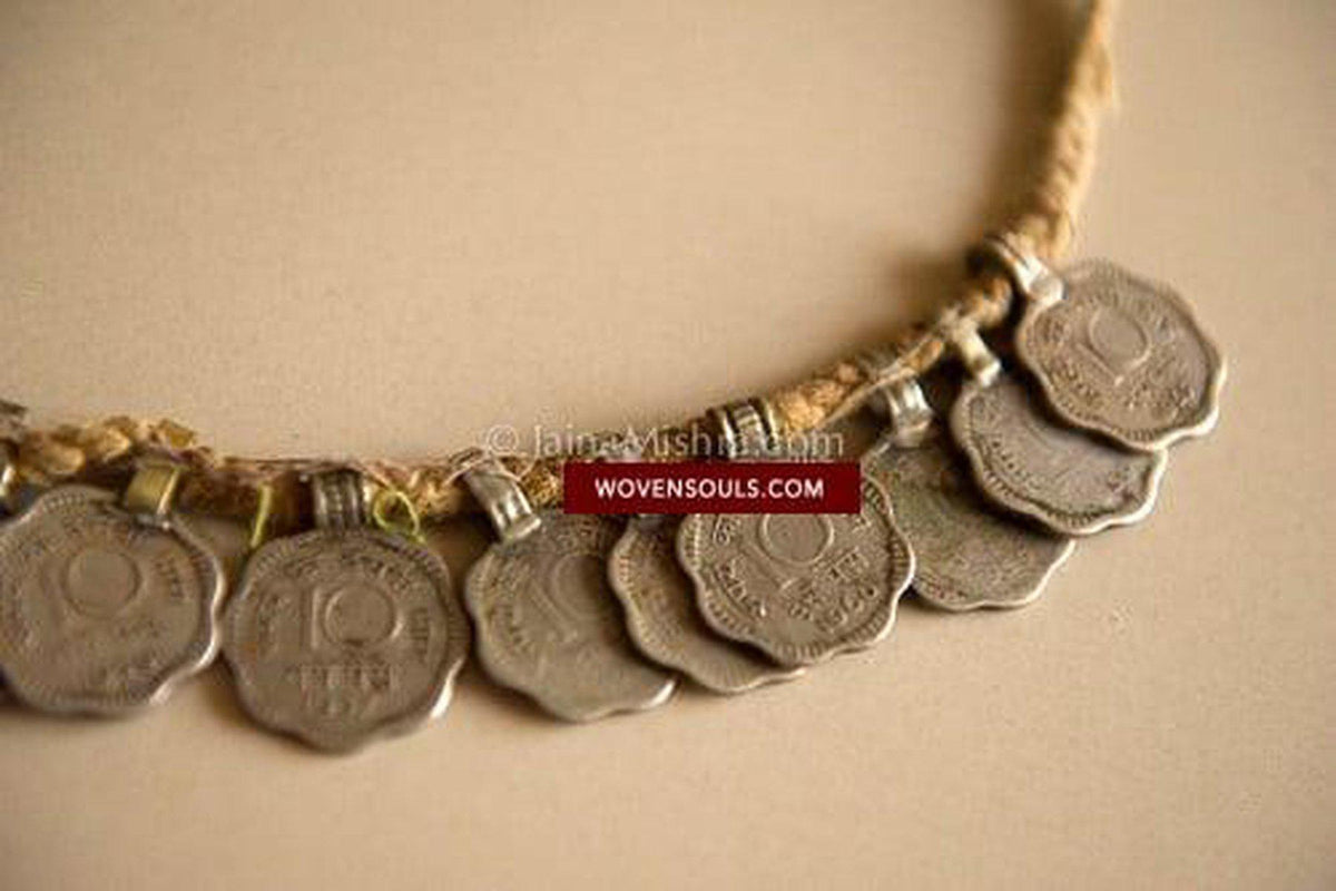 384 SOLD Vintage Garo Tribe Necklace With Coins Antique Art 384-sold-vintage-garo-tribe-necklace-with-coins-antique-art