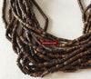 385 Antique Mizo Tribal Organic Necklace #3 - Rare-WOVENSOULS-Antique-Vintage-Textiles-Art-Decor