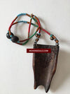 388 Stunning Antique Naga Heirloom Necklace -Trade Beads Tiger Bells-WOVENSOULS-Antique-Vintage-Textiles-Art-Decor