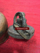 390 SOLD Antique Tibetan Lama's Pot - Rare Collectible from Tibet-WOVENSOULS-Antique-Vintage-Textiles-Art-Decor