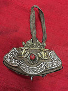 399 Antique Tibetan Purse-WOVENSOULS-Antique-Vintage-Textiles-Art-Decor