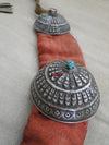 401 SOLD Vintage Tibetan Sash with Ornaments-WOVENSOULS-Antique-Vintage-Textiles-Art-Decor