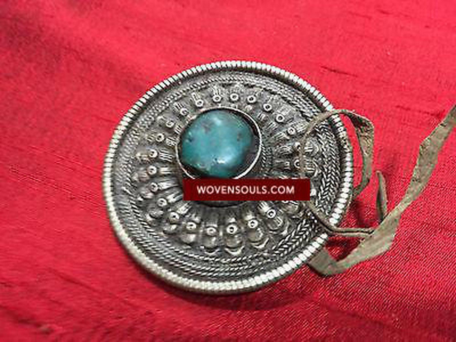 販促セール Antique Tibetan Silver Hair Ornament チベット gyu 