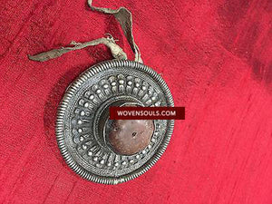 405a SOLD Old Tibetan Hair Ornament from Tibet-WOVENSOULS-Antique-Vintage-Textiles-Art-Decor