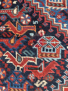 409 Antique Afshar Bird Rug - Gallery-2-WOVENSOULS Antique Textiles &amp; Art Gallery