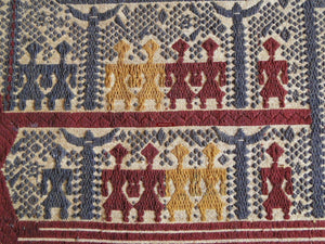 413 Palepai Tampan Ship Cloth from Lampung Sumatra-WOVENSOULS-Antique-Vintage-Textiles-Art-Decor