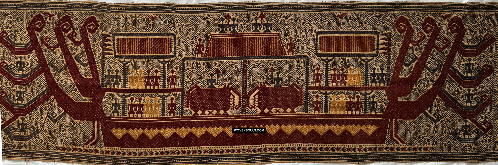 413 Palepai Tampan Ship Cloth from Lampung Sumatra