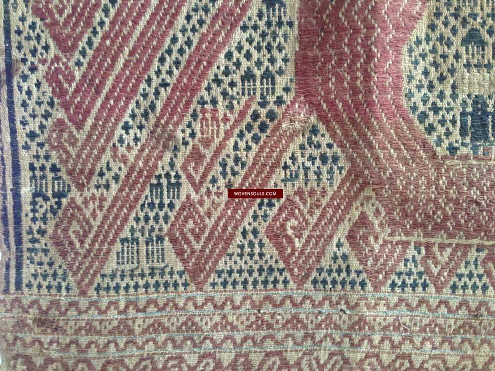 415 Antique Tampan Kalianda Tampan Ship Cloth-WOVENSOULS-Antique-Vintage-Textiles-Art-Decor