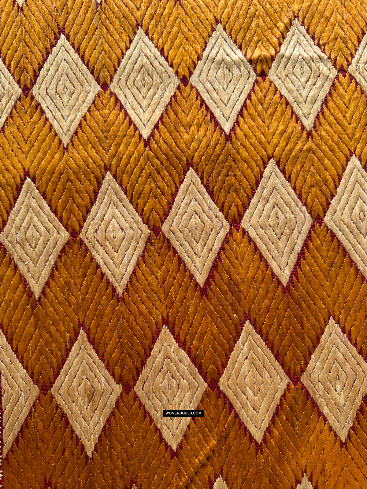 420 Antique Varida Bagh Phulkari Scialle dal Punjab