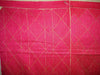 423 Pink Thirma Phulkari Bagh Silk Embroidery Textile-WOVENSOULS-Antique-Vintage-Textiles-Art-Decor