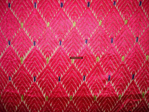 424 SOLD Pink Thirma Phulkari Bagh Silk Embroidery Textile-WOVENSOULS-Antique-Vintage-Textiles-Art-Decor