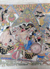429 Javanese Painting - Wayang Beber Art by Ning Istiariningsih-WOVENSOULS-Antique-Vintage-Textiles-Art-Decor