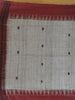 433-A Orissa Tribal Koraput Kotpad Stole Shawl - with Raw Silk-WOVENSOULS-Antique-Vintage-Textiles-Art-Decor