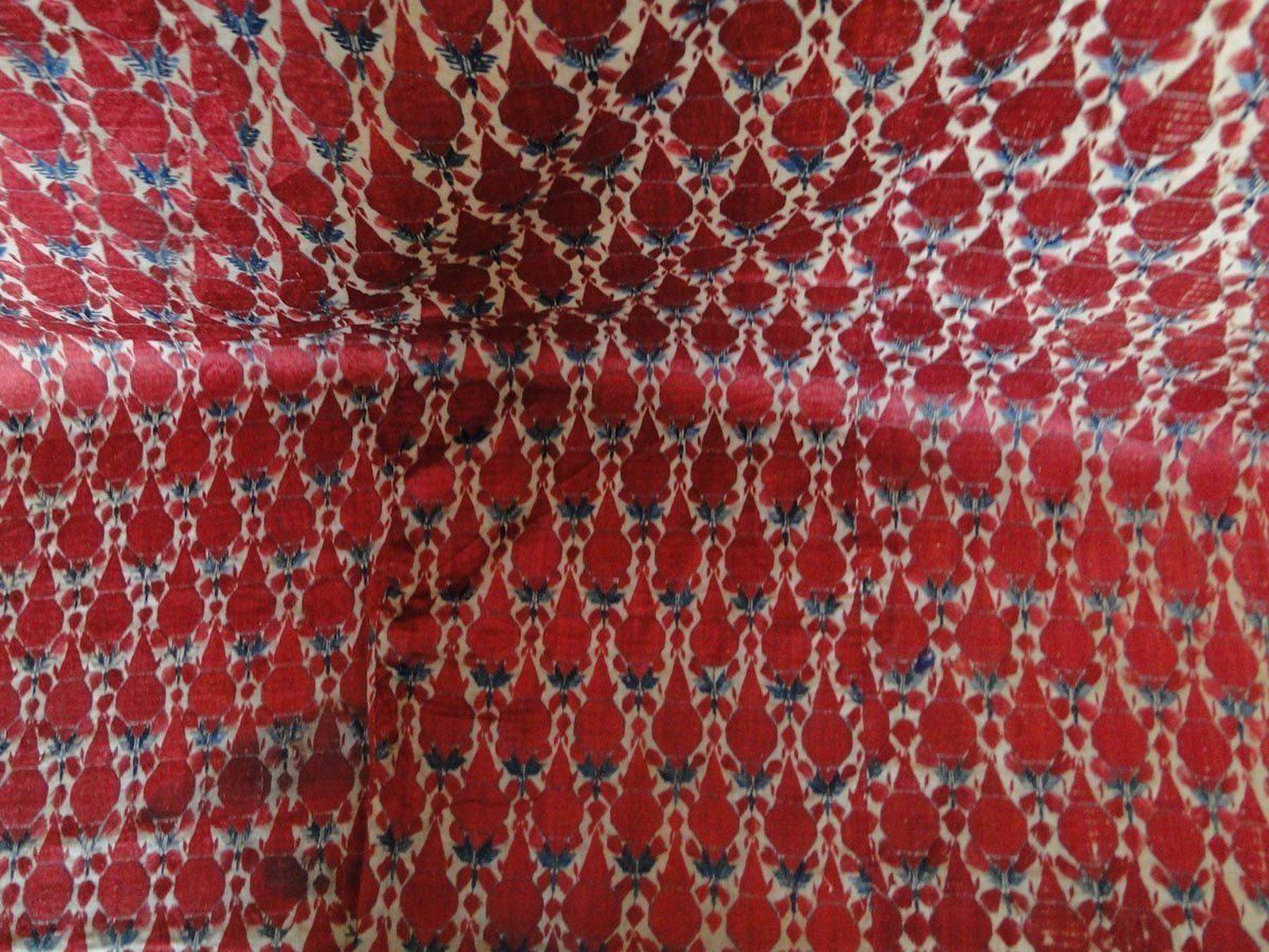 447 SOLD Rare Antique Thirma Phulkari Textile-WOVENSOULS-Antique-Vintage-Textiles-Art-Decor