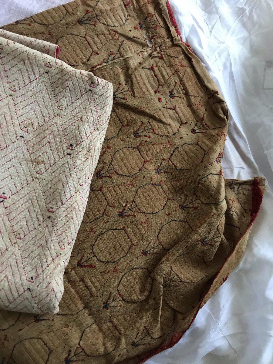 447 SOLD Rare Antique Thirma Phulkari Textile-WOVENSOULS-Antique-Vintage-Textiles-Art-Decor