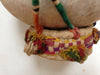 457 Old Hanging Indhoni Embroidered Butter Pot Holder-WOVENSOULS-Antique-Vintage-Textiles-Art-Decor