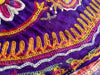 461 SOLD - Vintage Embroidered Hand Fan-WOVENSOULS-Antique-Vintage-Textiles-Art-Decor
