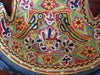 462 Vintage Embroidered Hand Fan from Gujarat-WOVENSOULS-Antique-Vintage-Textiles-Art-Decor