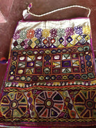 464 Vintage Dowry Bag-WOVENSOULS-Antique-Vintage-Textiles-Art-Decor