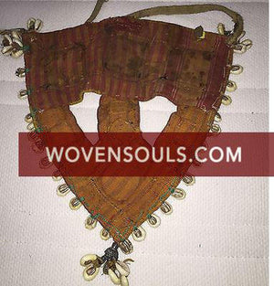 474 SOLD - Antique Animal Headdress 4 - E117-WOVENSOULS-Antique-Vintage-Textiles-Art-Decor