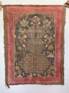 507 SOLD Old Jain Pichvai Painting w Lok Purush & Jambudwip Cosmology Icons-WOVENSOULS-Antique-Vintage-Textiles-Art-Decor