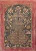 507 SOLD Old Jain Pichvai Painting w Lok Purush & Jambudwip Cosmology Icons-WOVENSOULS-Antique-Vintage-Textiles-Art-Decor