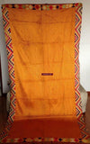 511 Gorgeous Old Golden Varida Bagh Phulkari-WOVENSOULS-Antique-Vintage-Textiles-Art-Decor
