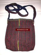 5141 Vintage Myanmar Hilltribe Handwoven Slingbag-WOVENSOULS-Antique-Vintage-Textiles-Art-Decor