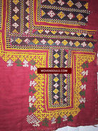 5156 Semi Antique Sind SIndh Thar Embroidery on Handwoven cotton-WOVENSOULS-Antique-Vintage-Textiles-Art-Decor