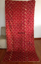 516 Old Khanjar Thirma Phulkari Bagh Punjab Textile-WOVENSOULS-Antique-Vintage-Textiles-Art-Decor