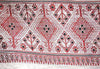 5168 White Handwoven Silk Wrap Shawl Assam-WOVENSOULS-Antique-Vintage-Textiles-Art-Decor