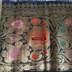 5173 Vintage Zari Border from Sari-WOVENSOULS-Antique-Vintage-Textiles-Art-Decor