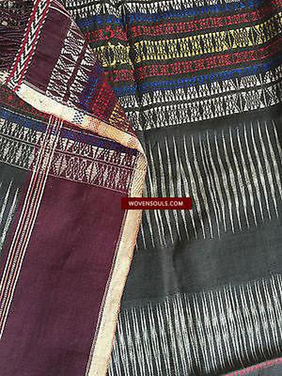 5195 Antique Batak Ulos Shoulder Cloth-WOVENSOULS-Antique-Vintage-Textiles-Art-Decor