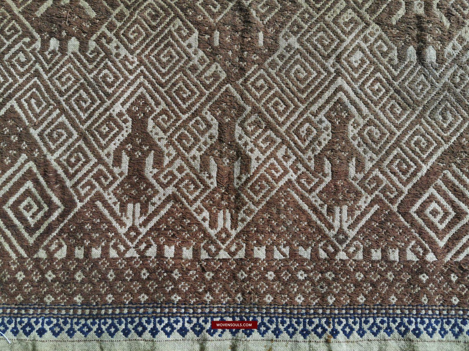 520 Antique Tampan Ship cloth SUmatra Indonesia Textile Art-WOVENSOULS-Antique-Vintage-Textiles-Art-Decor