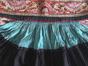 5200 Chinese Minority Child's Apron Tunic Costume-WOVENSOULS-Antique-Vintage-Textiles-Art-Decor