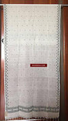 5221 SheerJamdani weaving on superfine Muslin - Scarf - Recently Made/ Stole-WOVENSOULS-Antique-Vintage-Textiles-Art-Decor