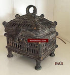 5229 Dokra Metal Tribal Box, Odisha India SOLD-WOVENSOULS-Antique-Vintage-Textiles-Art-Decor