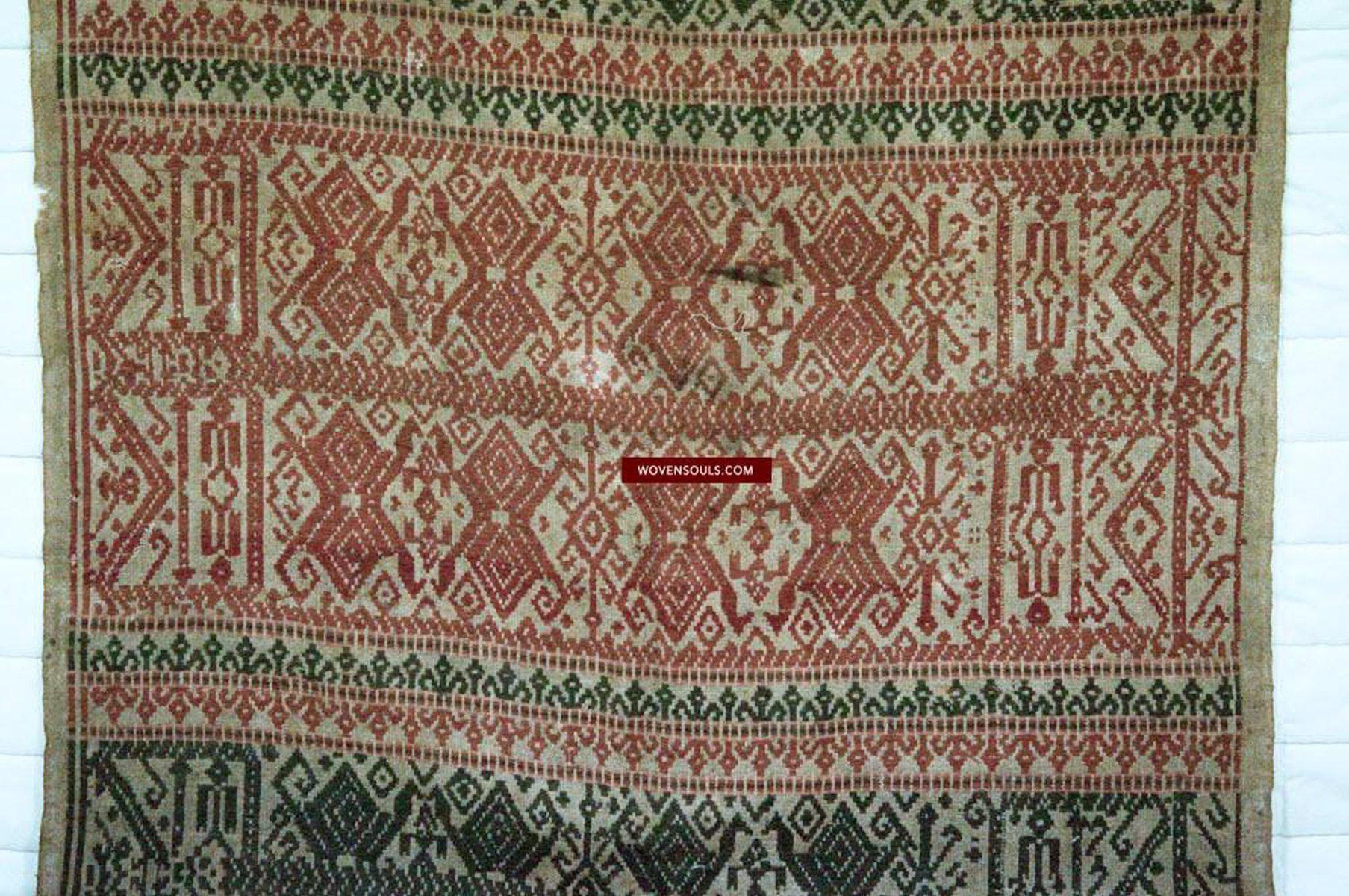 524 Antique Tampan Ship Cloth-WOVENSOULS-Antique-Vintage-Textiles-Art-Decor