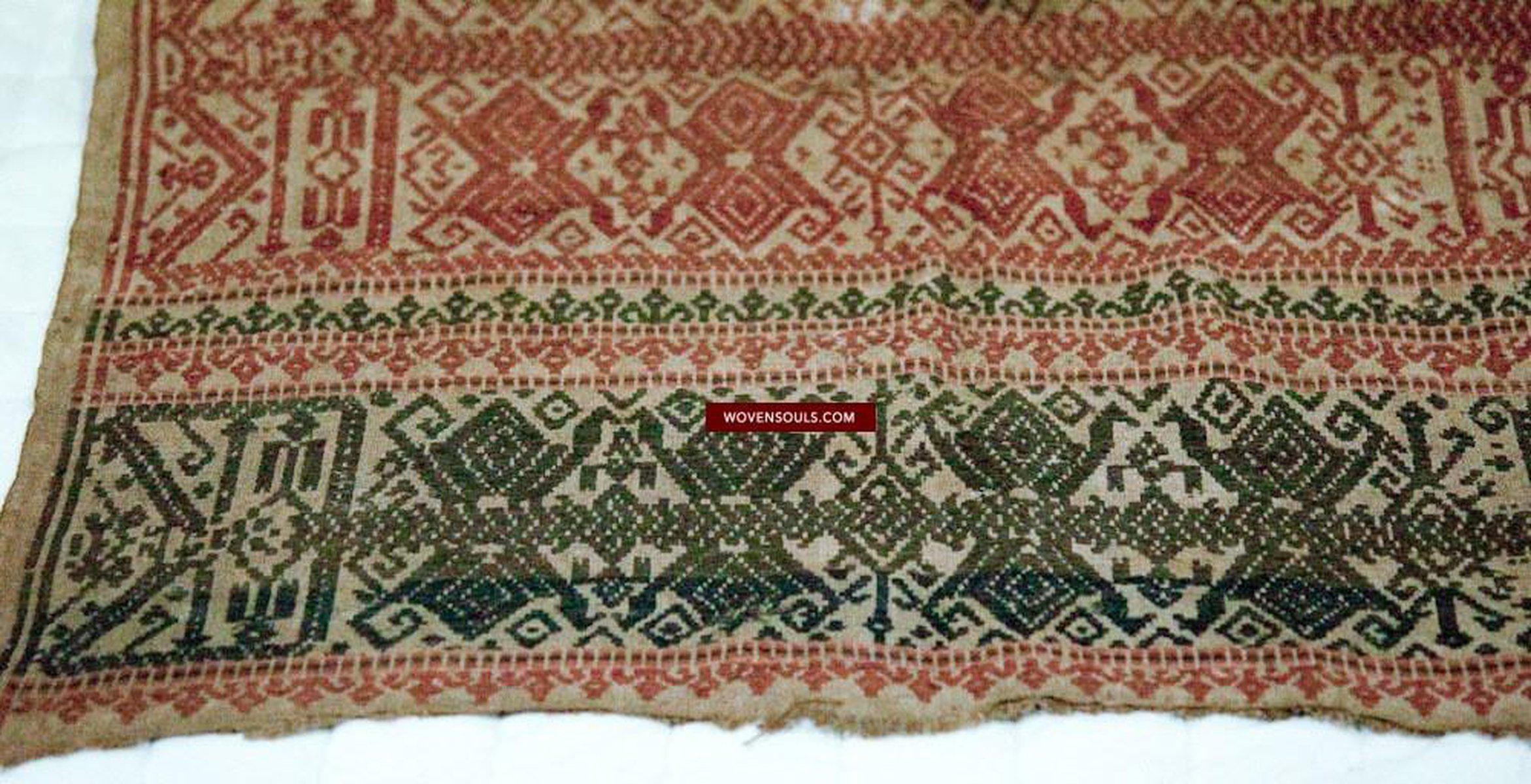 524 Antique Tampan Ship Cloth-WOVENSOULS-Antique-Vintage-Textiles-Art-Decor