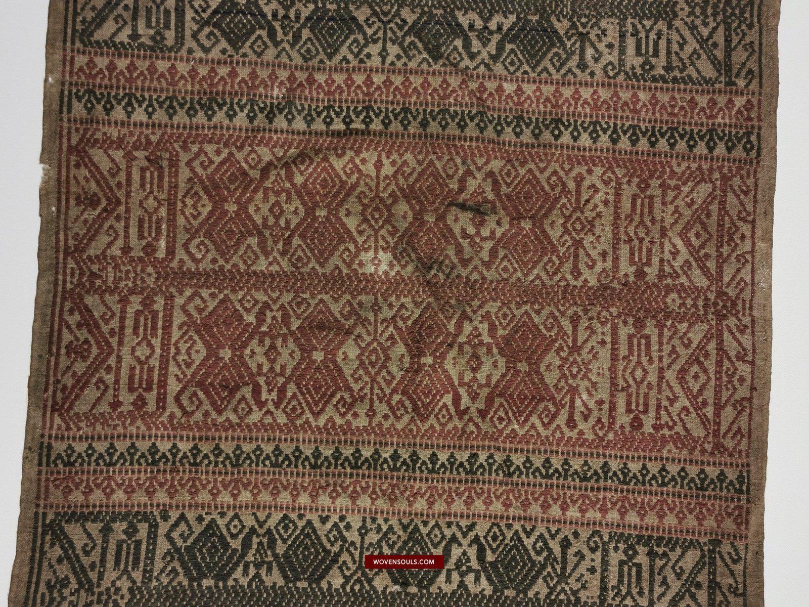 524 Antique Tampan Ship Cloth-WOVENSOULS-Antique-Vintage-Textiles-Art-Decor