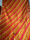 543 Vintage Checkerboard Phulkari Bagh with Gorgeous colors