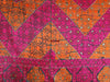 544 SOLD Gorgeous Rare Antique Swat Valley Bridal Phulkari Shawl-WOVENSOULS-Antique-Vintage-Textiles-Art-Decor