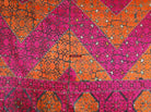 544 SOLD Gorgeous Rare Antique Swat Valley Bridal Phulkari Shawl-WOVENSOULS-Antique-Vintage-Textiles-Art-Decor