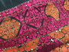 544 SOLD Gorgeous Rare Antique Swat Valley Bridal Phulkari Shawl-WOVENSOULS-Antique-Vintage-Textiles-Art-Decor