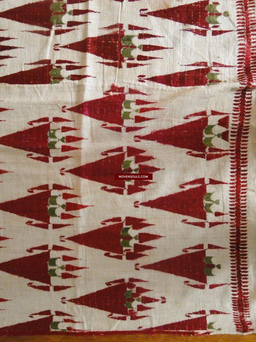 545 Old Khanjar Thirma Phulkari Textile -SOLD-WOVENSOULS-Antique-Vintage-Textiles-Art-Decor