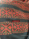 5525 Ajrakh Hand Block Printed Cotton Shawl - All Natural Dyes - Recently Made-WOVENSOULS-Antique-Vintage-Textiles-Art-Decor