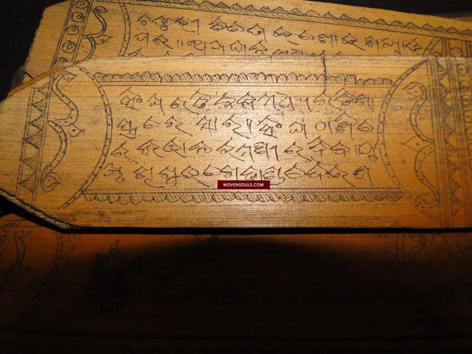 560 Old Indian Manuscript Rati Shastra Kama Sutra-WOVENSOULS-Antique-Vintage-Textiles-Art-Decor