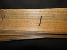 561 Old Indian Palm Leaf Manuscript- Geet Gobind-WOVENSOULS-Antique-Vintage-Textiles-Art-Decor